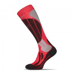 Lyziarske ponozky Skiing Anatomic cervene