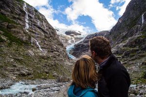 ladovec v národnom parku jostedalsbreen