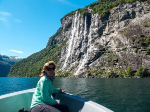 plavba motorovým člnom Geiranger fjordom